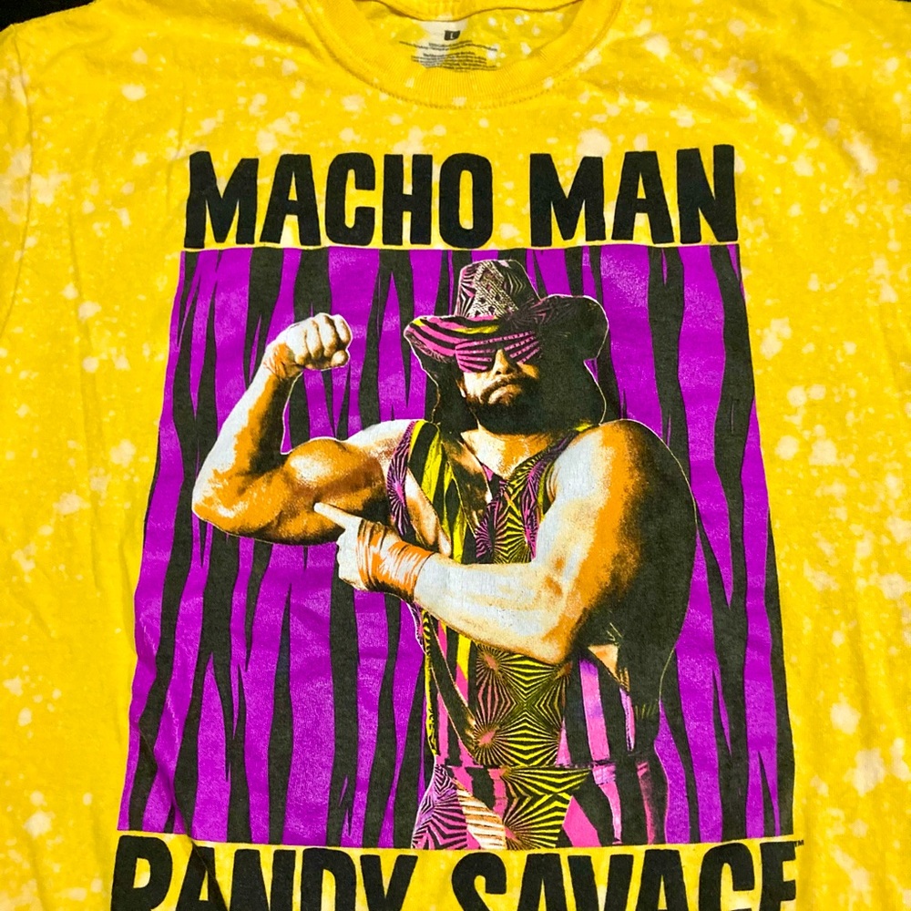 90s Randy Savage Acid-Washed Throwback Tee 🔥 - Picture 2 of 3